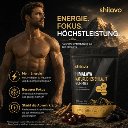 Shilavo® Himalayan Gold Shilajit Gummies